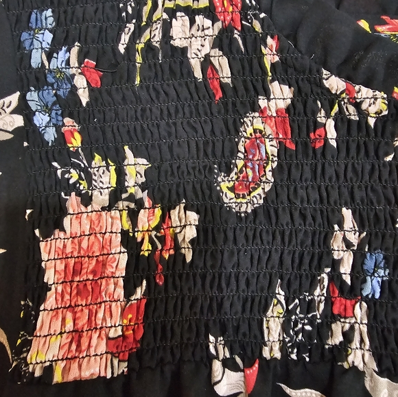 LOFT Paisley Floral Print Long Sleeve Blouse - Picture 4 of 7